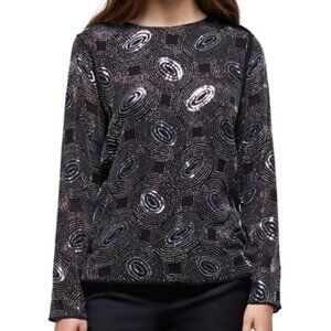 The Kooples Galaxy Rhinestone Top XS